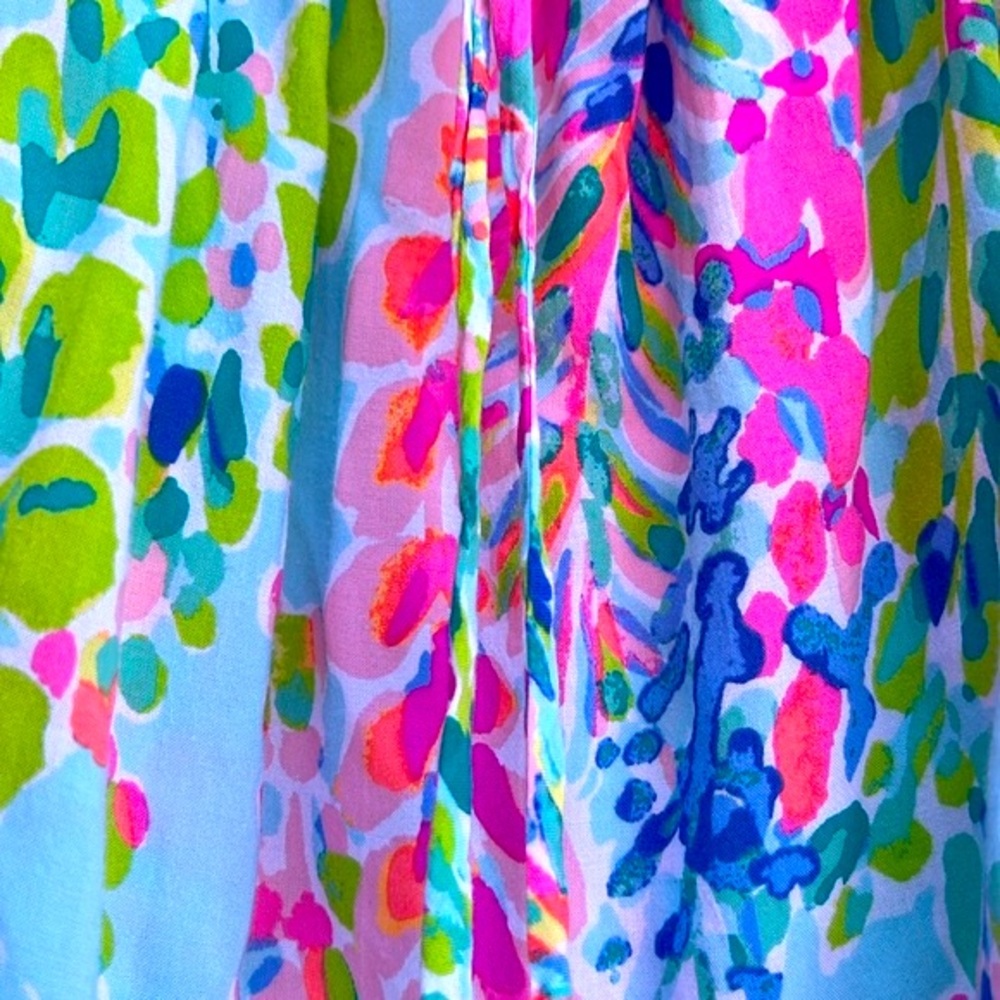 Lilly Pulitzer Catch The Wave Off The Shoulder Sain Top - Picture 2 of 12